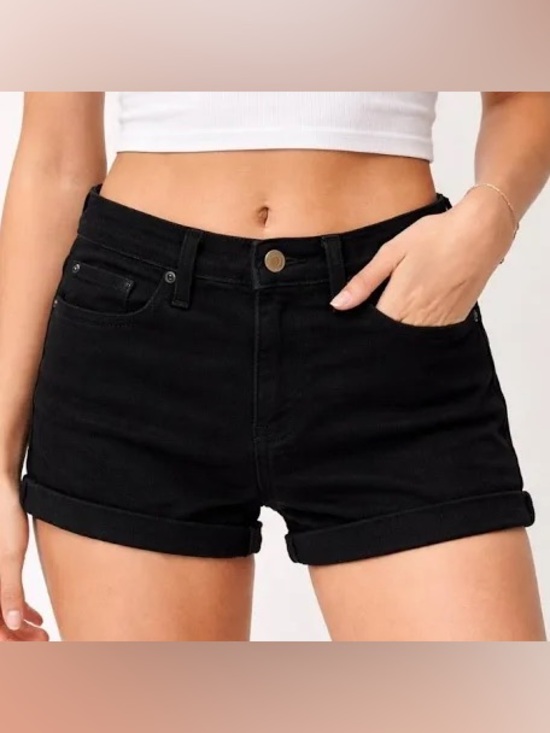 Frame Denim Pants - FRAME Le Cutoff Denim Shorts - Black sz 27